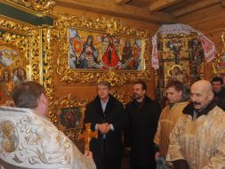 The priests and Viktor Yushchenko