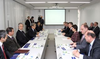 Meeting of President of Ukraine with the teachers of Kyoto university