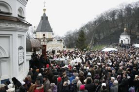 Turn after the sanctified water