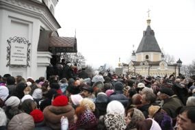 Turn after the sanctified water