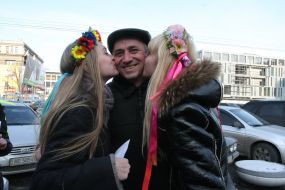 Активистки женского движения FEMEN