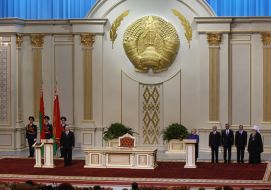 Inauguration of President of Byelorussia