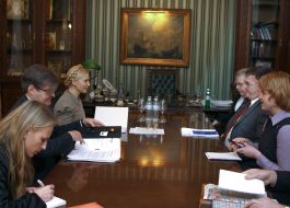Yuliya Tymoshenko, Grigoriy Nemyrya and Thomas Melia