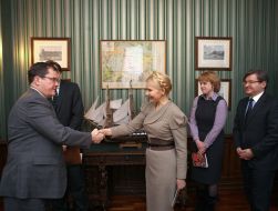 Yuliya Tymoshenko, Grigoriy Nemyrya and Thomas Melia