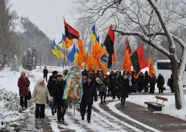 Requiem action of  Oleksa Girnyk’s memory