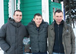 Nikolay Shymko, Vladimir Roshko and Dmitriy Necheporenko