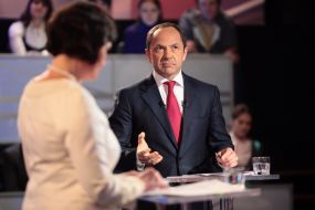 Irina Akimova and Sergey Tigipko