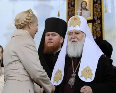 Yuliya Timoshenko and Patriarch Filaret