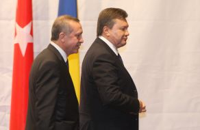Viktor Yanukovich and Recep Tayyip Erdogan