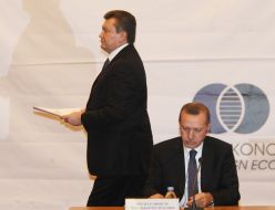 Viktor Yanukovich and Recep Tayyip Erdogan