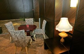 The interior in the lobby