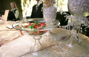 A vase with chocolates