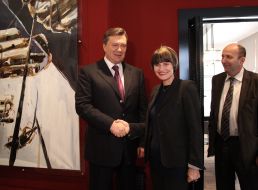 Віктор Янукович та Мішелін Кальмі-Рей