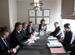 Віктор Янукович та Мішелін Кальмі-Рей