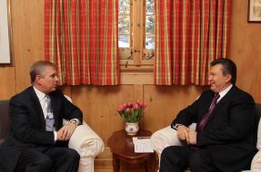 Viktor Yanukovych and Prince Andrew Duke of York
