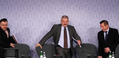 Viktor Kosarchuk, Sergey Lekar and Aleksey Shitrya