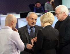 Anna German, Mustafa Nayem and Savik Shuster