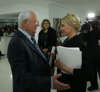 Leonid Kravchuk, Yuliya Timoshenko and Marina Soroka