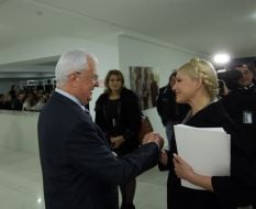 Leonid Kravchuk, Yuliya Timoshenko and Marina Soroka