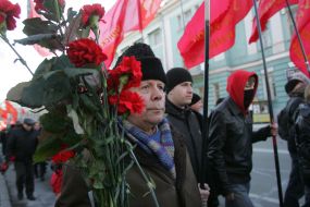 Participants of the mass meeting