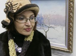 Visitor of exhibition