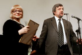 Sergey Trymbach and Lyudmila Gordeladze