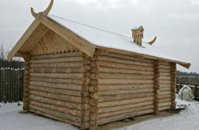 Small architectural building  in «Park Kievan Russia» 