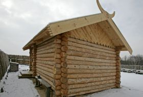 Small architectural building  in «Park Kievan Russia»