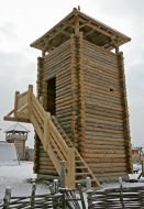 Small architectural building  in «Park Kievan Rus»