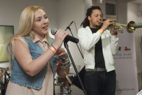 Olga Lukachova and Dennis Adu 