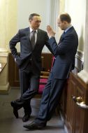 Nikolay Martynenko and Arseniy Yatsenyuk