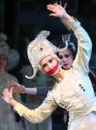 A scene from the ballet "The Nutcracker"