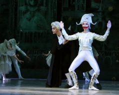 A scene from the ballet "The Nutcracker"