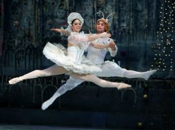 A scene from the ballet "The Nutcracker"