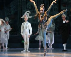 A scene from the ballet "The Nutcracker"