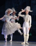 A scene from the ballet "The Nutcracker"