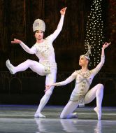 A scene from the ballet "The Nutcracker"