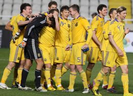 Players of the National soccer team of Ukraine