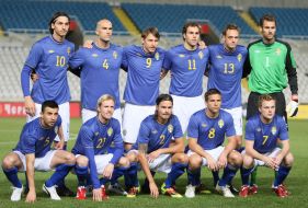 Players of the National soccer team of Sweden