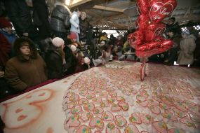 Cake to the St. Valentine day