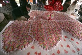 Пряник до дня Святого Валентина