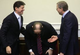 Руслан Князевич та Арсеній Яценюк