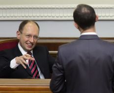 Andrey Kozhemyakin and Arseniy Yatsenyuk