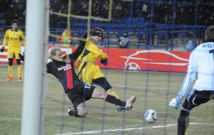 Domagoj Vida and Sergey Valyaev