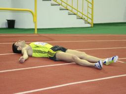 Участник чемпионата по легкой атлетике