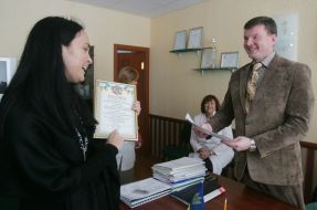 Aleksandr Burlakov and Tatyana Tregobchuk