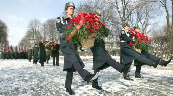 Участники митинга