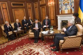 Володимир Литвин та Ян Фішер