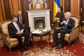 Володимир Литвин та Ян Фішер