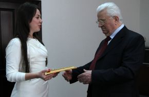 Viktoriya Kulakovskaya and Leonid Kravchuk